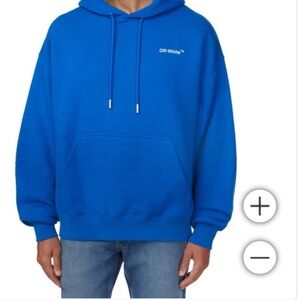 Off-White Vibrant Blue Hoodie